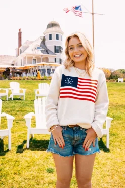 Sale Kiel James Patrick American Yacht Sweater- Cream