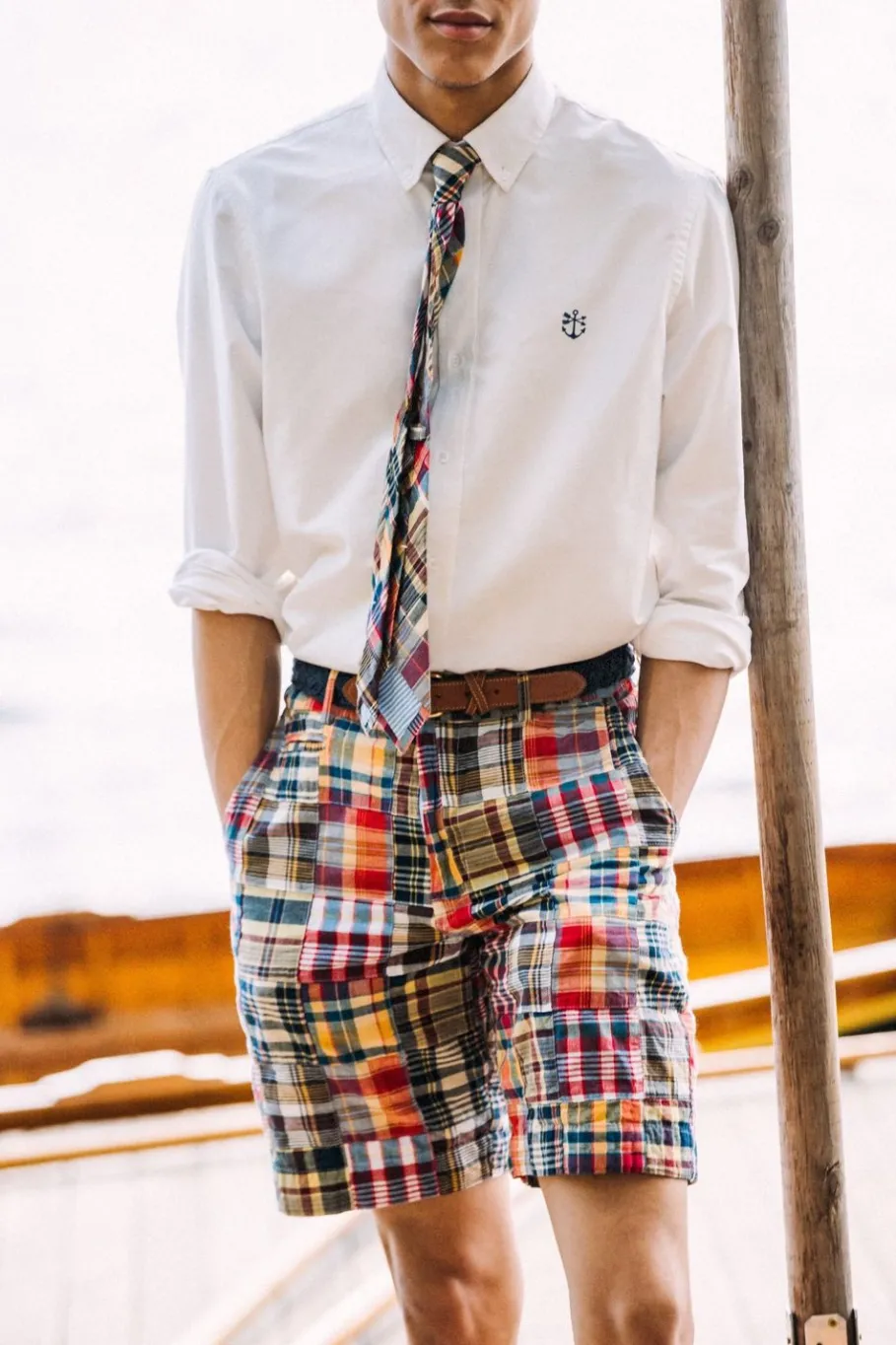 Outlet Kiel James Patrick Hyannis Patchwork Madras Tie