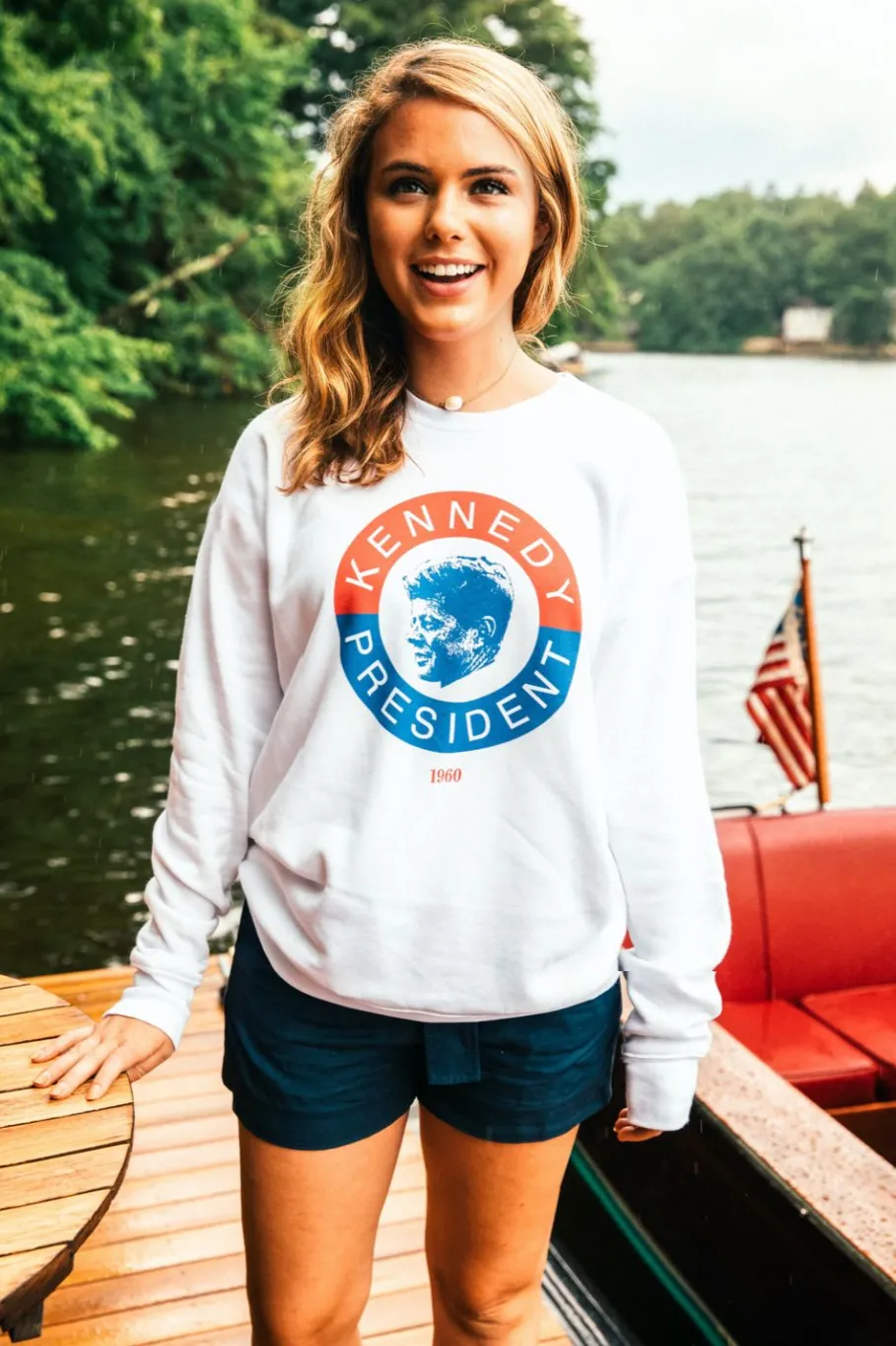 Clearance Kiel James Patrick Kennedy For President Sweatshirt