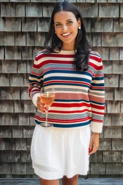 Kiel James Patrick Monhegan Striped Sweater