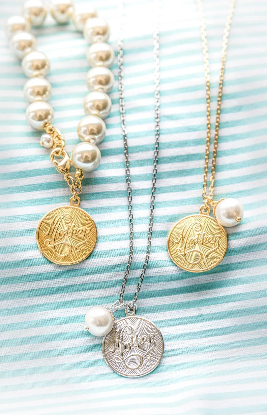 Clearance Kiel James Patrick Mother Pearl Drop Necklace