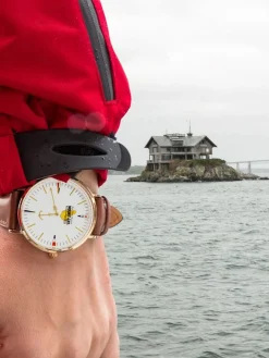 Outlet Kiel James Patrick Mount Gay Rum Red Cap Adventurer Timepiece