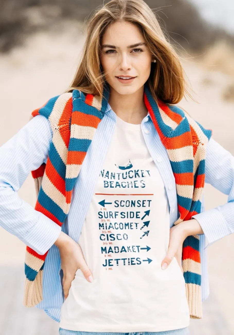 Outlet Kiel James Patrick Nantucket Beaches T-Shirt- Women'S