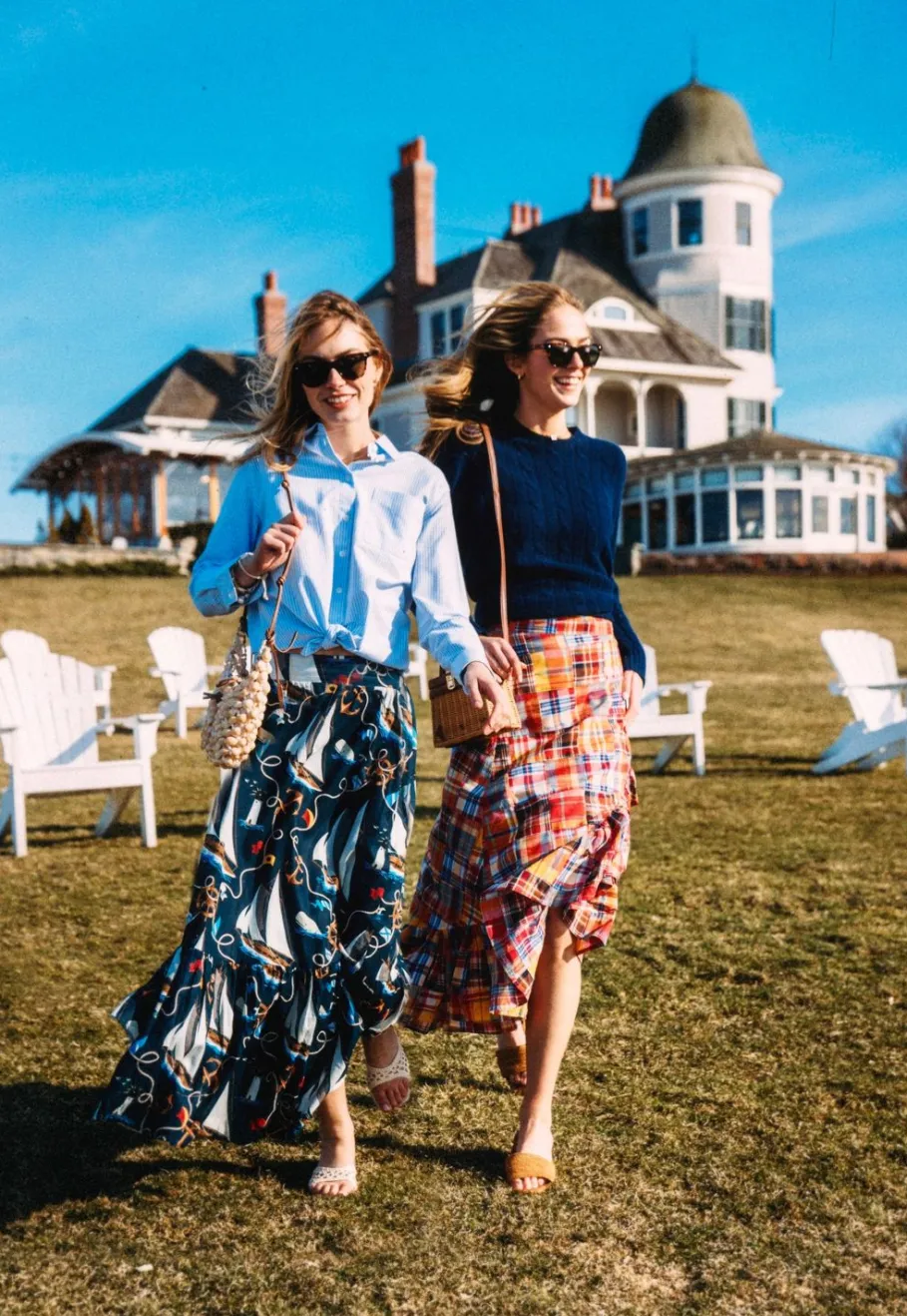 Online Kiel James Patrick Nantucket Soiree Madras Skirt