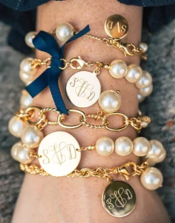 Hot Kiel James Patrick Pearlfection Monogram Bracelet