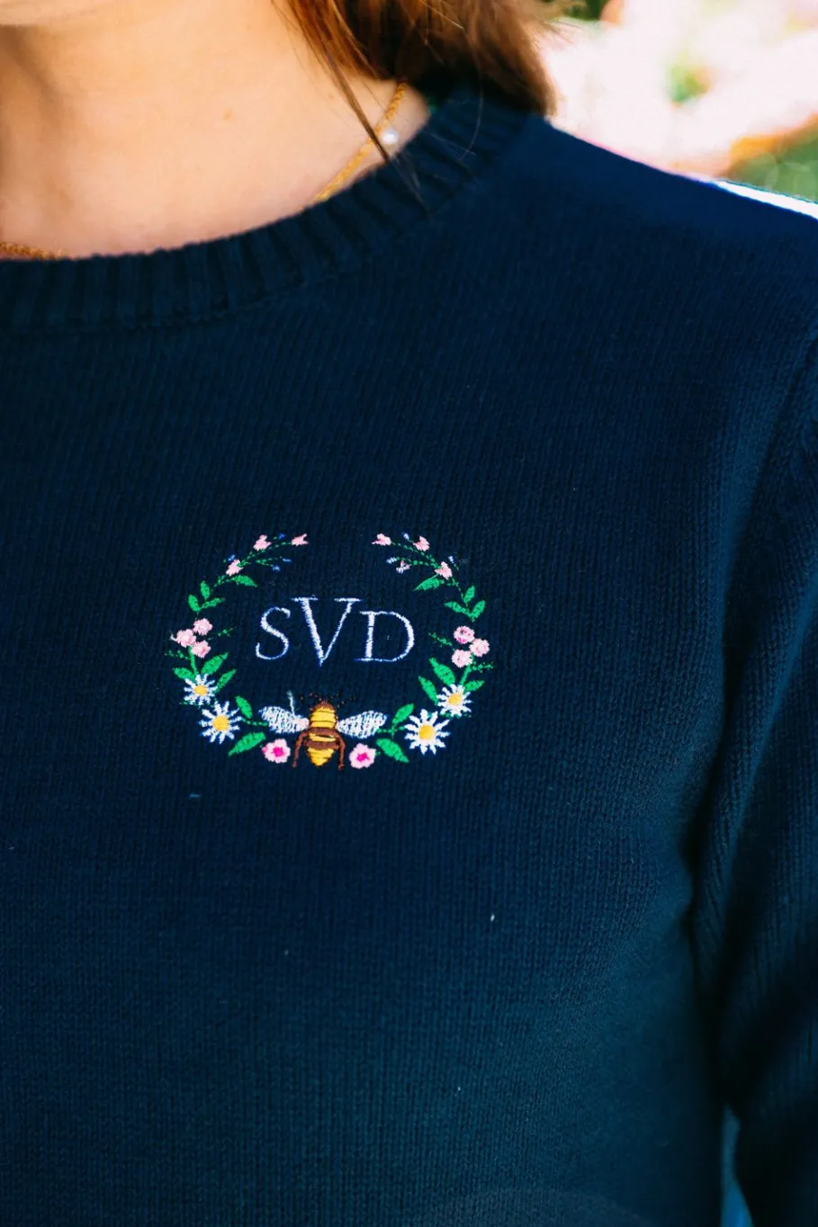 New Kiel James Patrick The Garden Bee Sweater