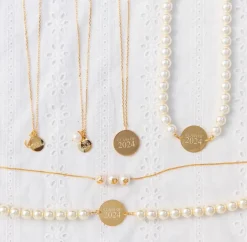 Online Kiel James Patrick World'S Your Oyster Silver Necklace --Class Of 2024